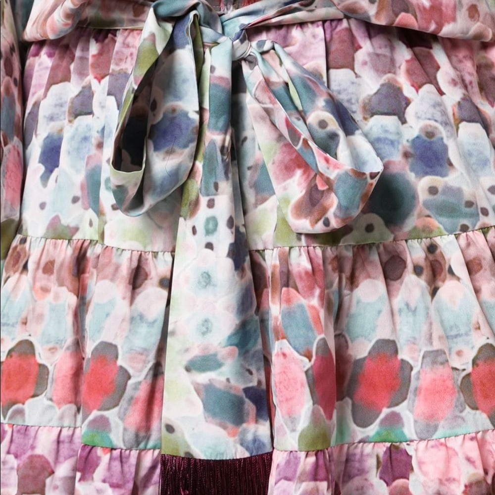 Brand New!Alexis Damiana Dress in water abstract! - Picture 4 of 7